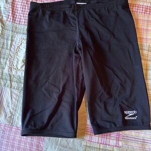 Speedo Black Athletic Men’s  Shorts 25” waist‎ for Performance NEW